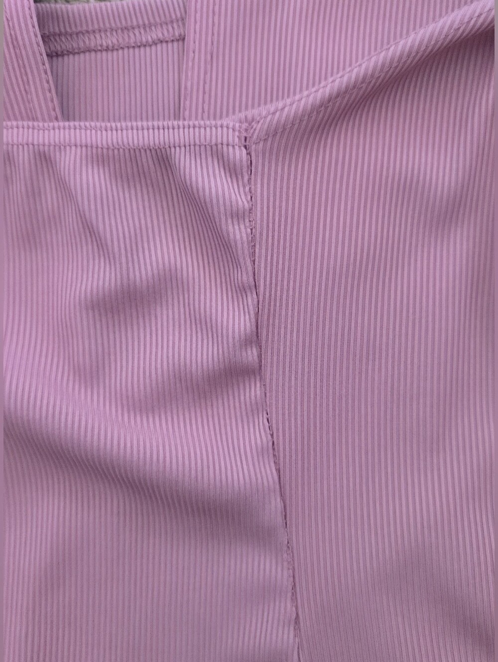 Pretty Little Thing Ribbed Halter Turtleneck Mauve Bodycon Dress With Slit - Picture 9 of 9